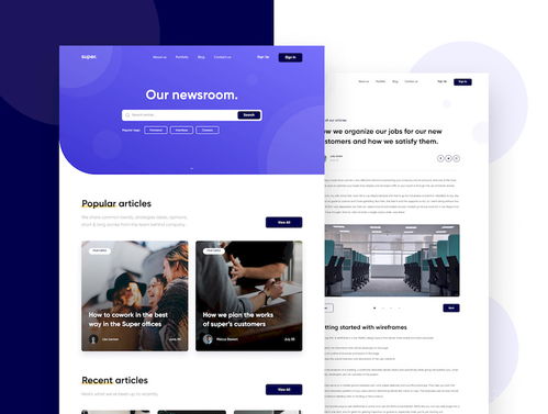 服務(wù)型初創(chuàng)公司網(wǎng)站界面設(shè)計(jì)模板指南
